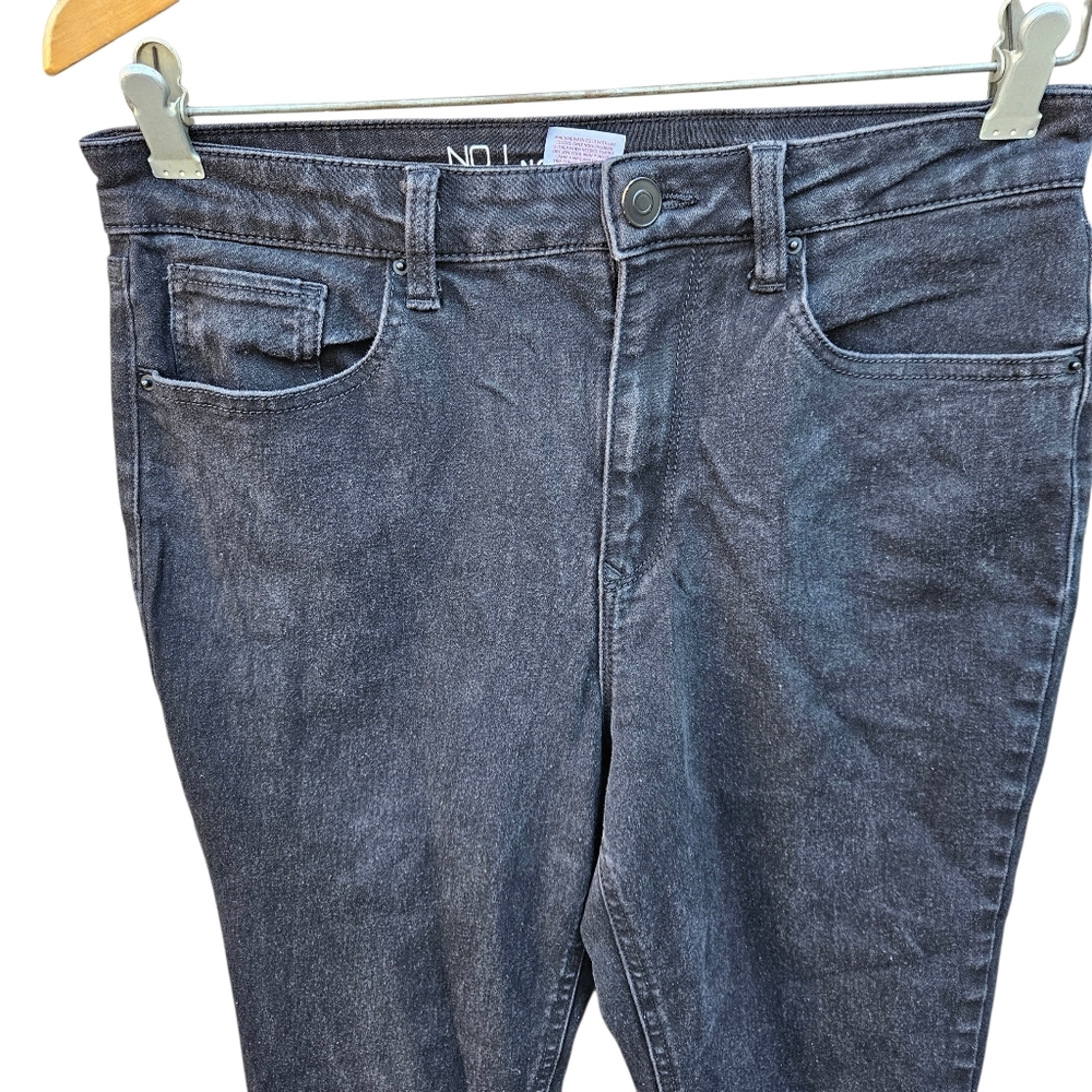 No Boundaries Black  Denim Jeans Women Size 11 - Picture 5 of 13